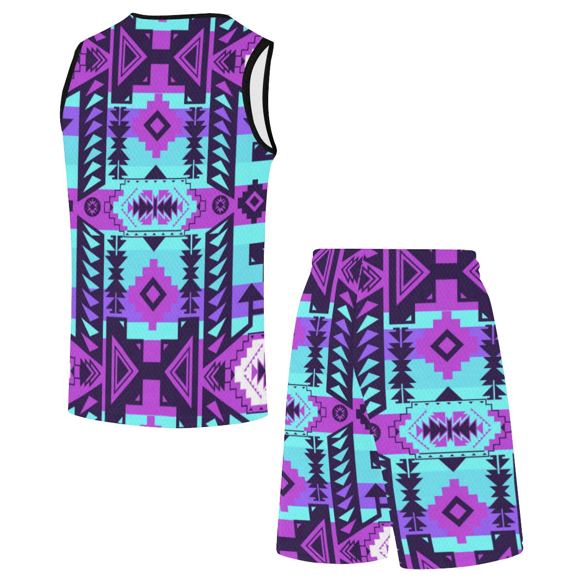 Chiefs Mountain Moon Shadow All Over Print Basketball Uniform Basketball Uniform e-joyer 