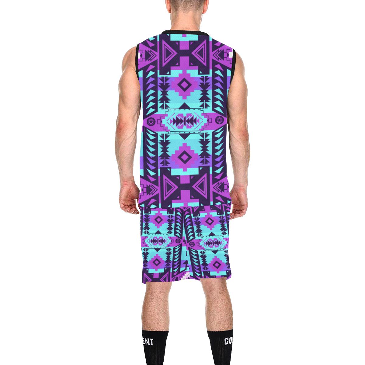 Chiefs Mountain Moon Shadow All Over Print Basketball Uniform Basketball Uniform e-joyer 