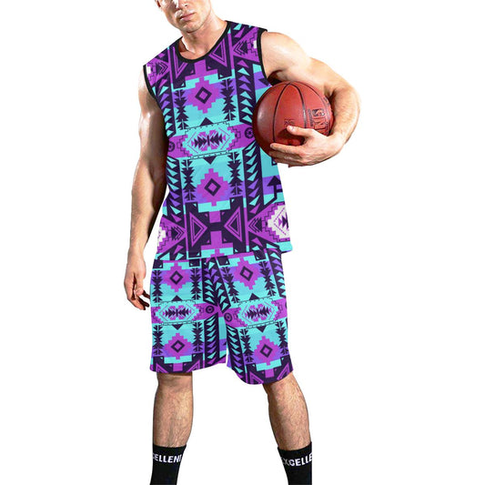 Chiefs Mountain Moon Shadow All Over Print Basketball Uniform Basketball Uniform e-joyer 