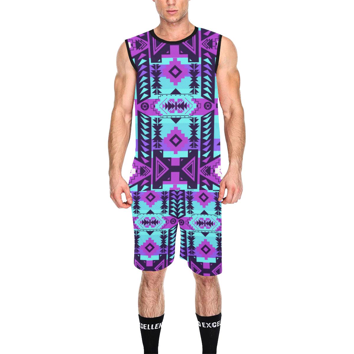 Chiefs Mountain Moon Shadow All Over Print Basketball Uniform Basketball Uniform e-joyer 