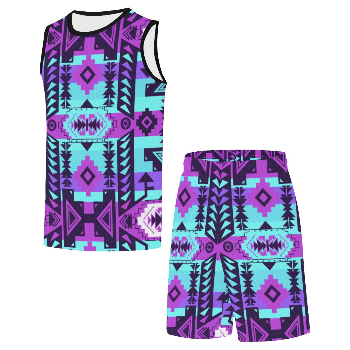 Chiefs Mountain Moon Shadow All Over Print Basketball Uniform Basketball Uniform e-joyer 