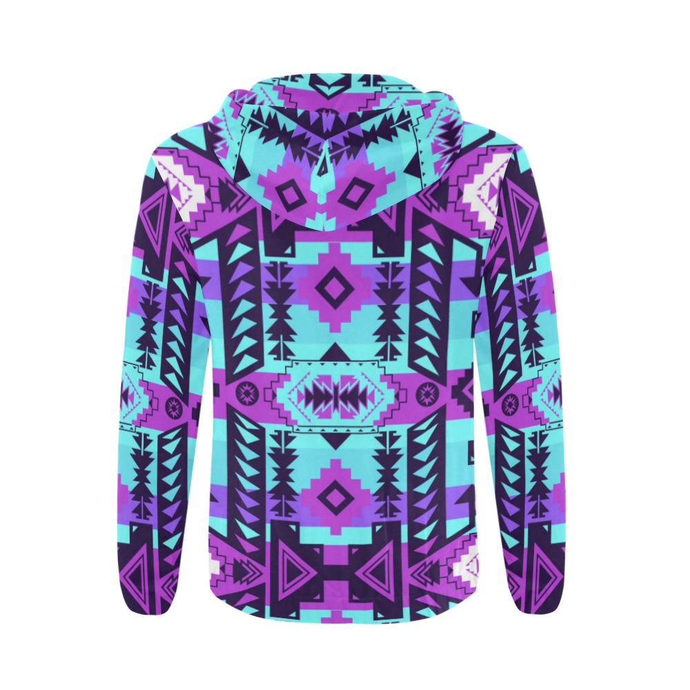 Chiefs Mountain Moon Shadow All Over Print Full Zip Hoodie for Men (Model H14) All Over Print Full Zip Hoodie for Men (H14) e-joyer 