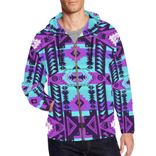 Load image into Gallery viewer, Chiefs Mountain Moon Shadow All Over Print Full Zip Hoodie for Men (Model H14) All Over Print Full Zip Hoodie for Men (H14) e-joyer 
