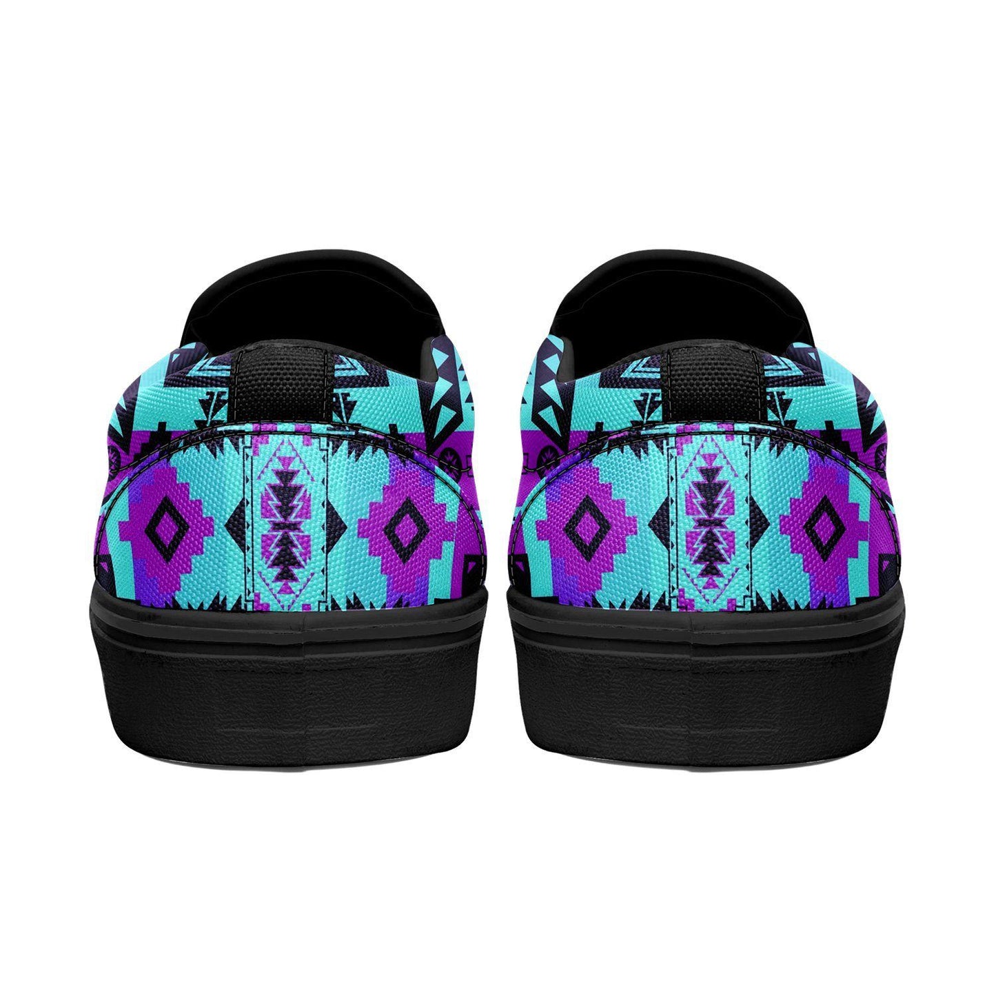 Chiefs Mountain Moon Shadow Otoyimm Kid's Canvas Slip On Shoes 49 Dzine 