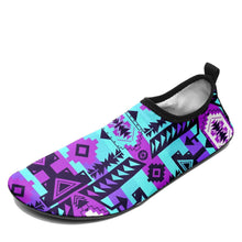 Load image into Gallery viewer, Chiefs Mountain Moon Shadow Sockamoccs Kid&#39;s Slip On Shoes 49 Dzine 
