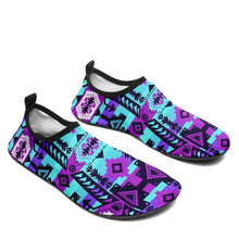 Load image into Gallery viewer, Chiefs Mountain Moon Shadow Sockamoccs Kid&#39;s Slip On Shoes 49 Dzine 
