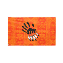 Load image into Gallery viewer, Chiefs Mountain Orange A feather for each Garden Flag 59&quot;x35&quot; Garden Flag 59&quot;x35&quot; e-joyer 
