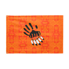 Load image into Gallery viewer, Chiefs Mountain Orange A feather for each Garden Flag 70&quot;x47&quot; Garden Flag 70&quot;x47&quot; e-joyer 
