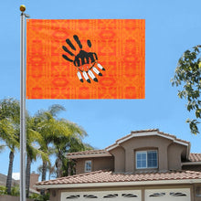 Load image into Gallery viewer, Chiefs Mountain Orange A feather for each Garden Flag 70&quot;x47&quot; Garden Flag 70&quot;x47&quot; e-joyer 
