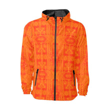 Load image into Gallery viewer, Chiefs Mountain Orange A feather for each Unisex All Over Print Windbreaker (Model H23) All Over Print Windbreaker for Men (H23) e-joyer 
