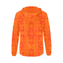 Load image into Gallery viewer, Chiefs Mountain Orange All Over Print Full Zip Hoodie for Women (Model H14) All Over Print Full Zip Hoodie for Women (H14) e-joyer 
