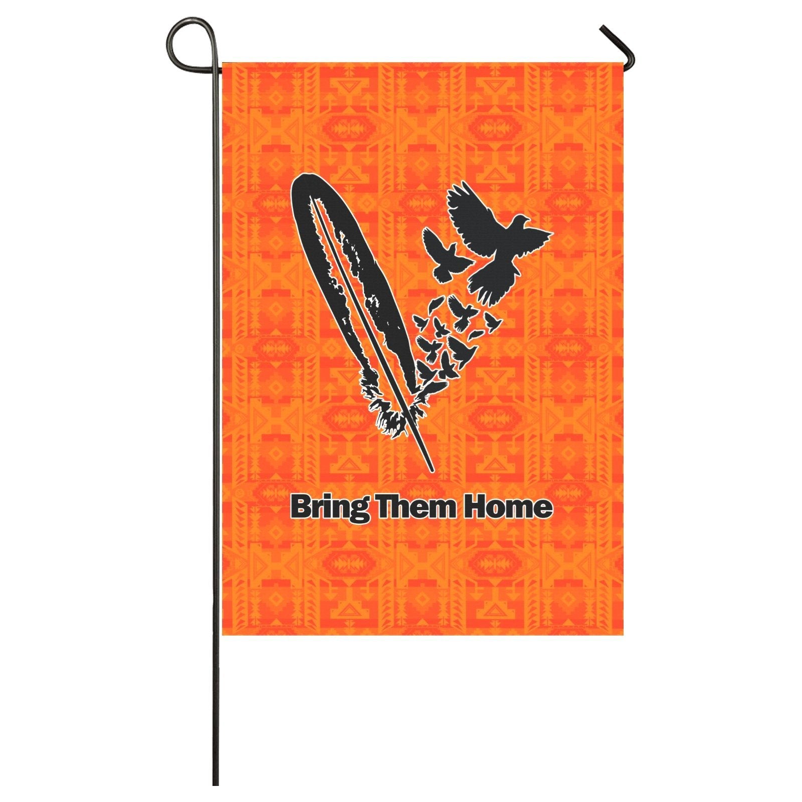 Chiefs Mountain Orange - Bring Them Home Garden Flag 28''x40'' (Two Sides Printing) Garden Flag 28‘’x40‘’ (Two Sides) e-joyer 