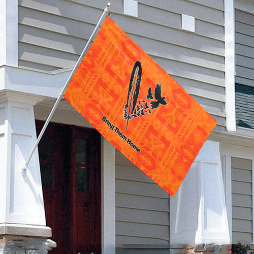 Chiefs Mountain Orange Bring Them Home Garden Flag 59