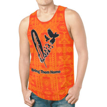 Load image into Gallery viewer, Chiefs Mountain Orange Bring Them Home New All Over Print Tank Top for Men (Model T46) New All Over Print Tank Top for Men (T46) e-joyer 
