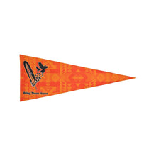 Load image into Gallery viewer, Chiefs Mountain Orange Bring Them Home Trigonal Garden Flag 30&quot;x12&quot; Trigonal Garden Flag 30&quot;x12&quot; e-joyer 
