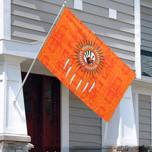 Load image into Gallery viewer, Chiefs Mountain Orange Feather Directions Garden Flag 70&quot;x47&quot; Garden Flag 70&quot;x47&quot; e-joyer 
