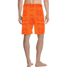 Load image into Gallery viewer, Chiefs Mountain Orange Men&#39;s All Over Print Casual Shorts (Model L23) Men&#39;s Casual Shorts (L23) e-joyer 
