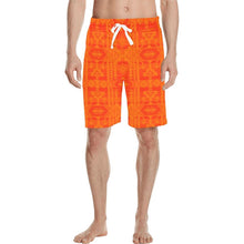 Load image into Gallery viewer, Chiefs Mountain Orange Men&#39;s All Over Print Casual Shorts (Model L23) Men&#39;s Casual Shorts (L23) e-joyer 
