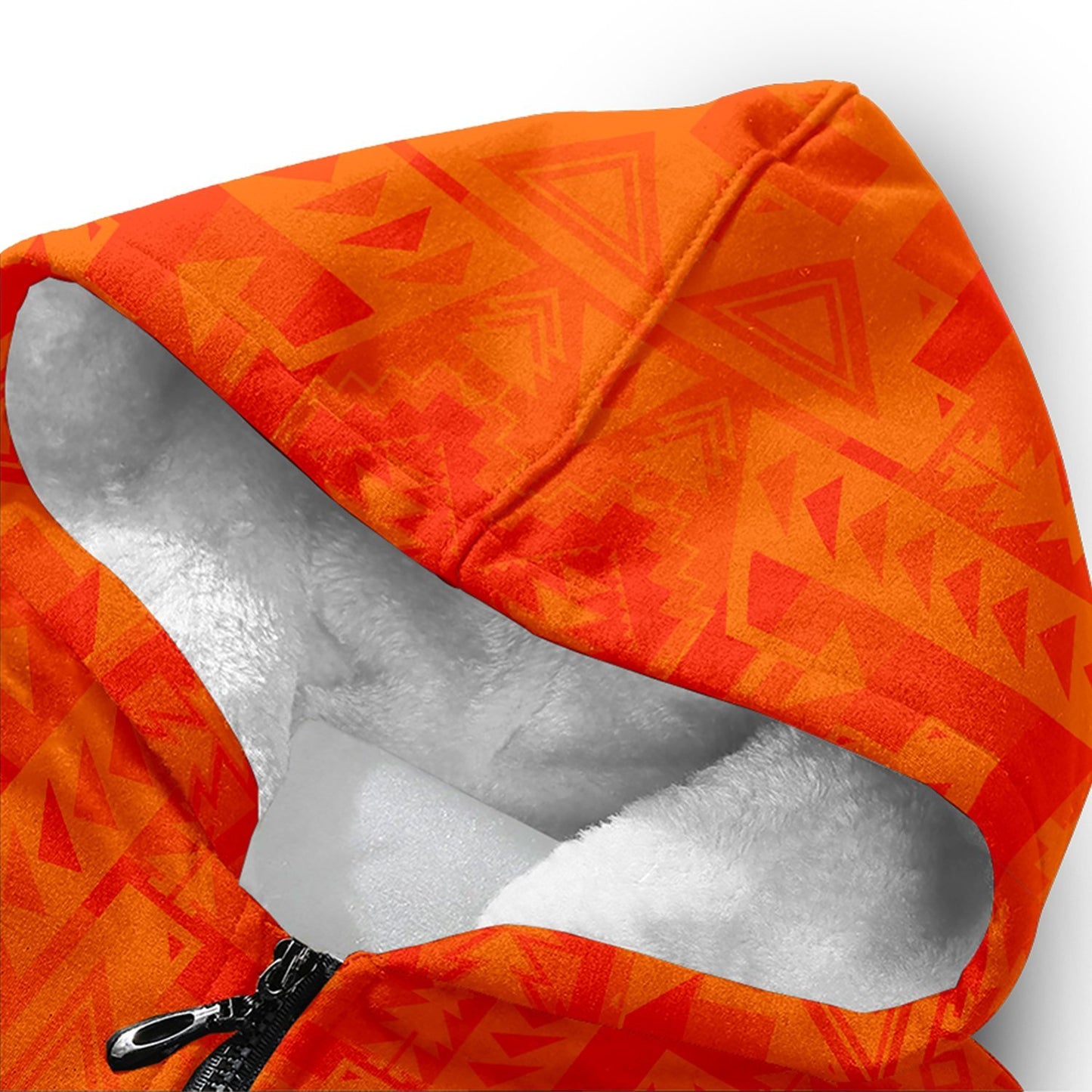 Chiefs Mountain Orange Orange Sherpa Hoodie hoodie Herman 