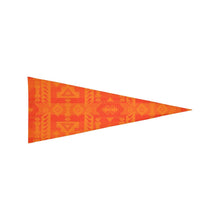 Load image into Gallery viewer, Chiefs Mountain Orange Trigonal Garden Flag 30&quot;x12&quot; Trigonal Garden Flag 30&quot;x12&quot; e-joyer 
