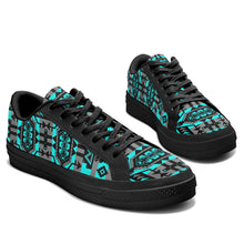 Load image into Gallery viewer, Chiefs Mountain Sky Aapisi Low Top Canvas Shoes Black Sole 49 Dzine 
