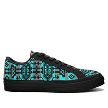 Load image into Gallery viewer, Chiefs Mountain Sky Aapisi Low Top Canvas Shoes Black Sole 49 Dzine 
