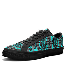 Load image into Gallery viewer, Chiefs Mountain Sky Aapisi Low Top Canvas Shoes Black Sole 49 Dzine 
