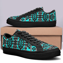 Load image into Gallery viewer, Chiefs Mountain Sky Aapisi Low Top Canvas Shoes Black Sole 49 Dzine 
