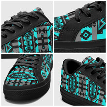 Load image into Gallery viewer, Chiefs Mountain Sky Aapisi Low Top Canvas Shoes Black Sole 49 Dzine 
