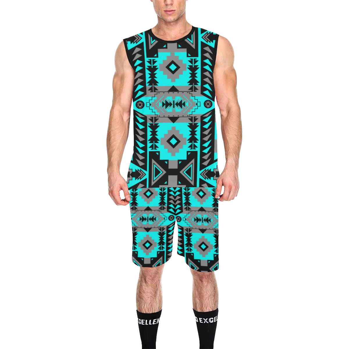 Chiefs Mountain Sky All Over Print Basketball Uniform Basketball Uniform e-joyer 