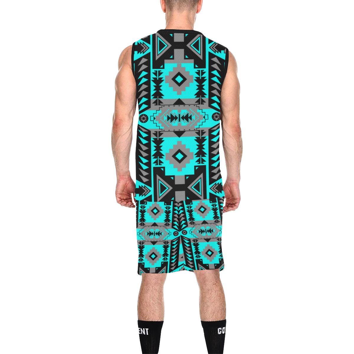 Chiefs Mountain Sky All Over Print Basketball Uniform Basketball Uniform e-joyer 