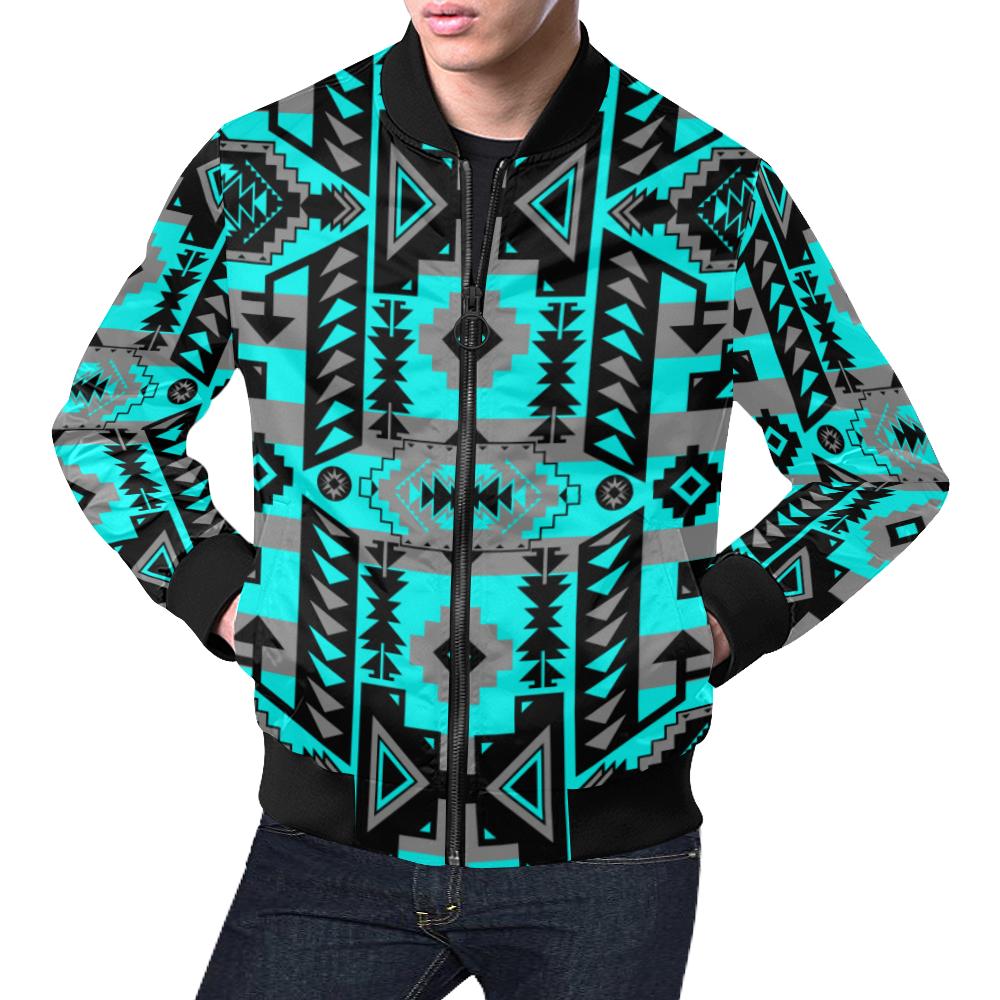 Chiefs Mountain Sky All Over Print Bomber Jacket for Men/Large Size (Model H19) All Over Print Bomber Jacket for Men/Large (H19) e-joyer 
