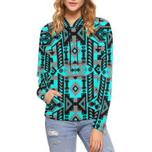 Load image into Gallery viewer, Chiefs Mountain Sky All Over Print Hoodie for Women (USA Size) (Model H13) All Over Print Hoodie for Women (H13) e-joyer 
