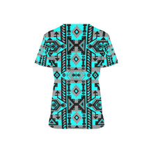 Load image into Gallery viewer, Chiefs Mountain Sky All Over Print Scrub Top Scrub Top e-joyer 
