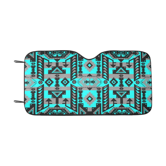Chiefs Mountain Sky Car Sun Shade by 49 Dzine