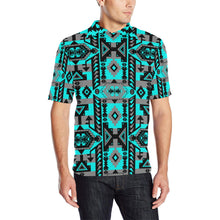 Load image into Gallery viewer, Chiefs Mountain Sky Men&#39;s All Over Print Polo Shirt (Model T55) Men&#39;s Polo Shirt (Model T55) e-joyer 
