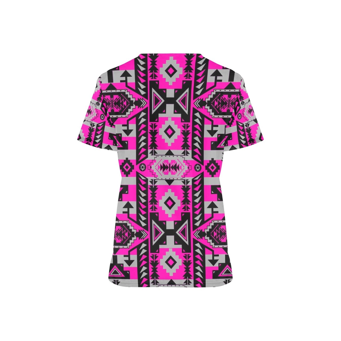 Chiefs Mountain Stunning Sunset All Over Print Scrub Top Scrub Top e-joyer 