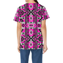 Load image into Gallery viewer, Chiefs Mountain Stunning Sunset All Over Print Scrub Top Scrub Top e-joyer 
