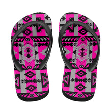 Load image into Gallery viewer, Chiefs Mountain Stunning Sunset Flip Flops 49 Dzine 
