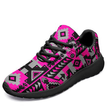 Load image into Gallery viewer, Chiefs Mountain Stunning Sunset Ikkaayi Sport Sneakers 49 Dzine US Women 4.5 / US Youth 3.5 / EUR 35 Black Sole 
