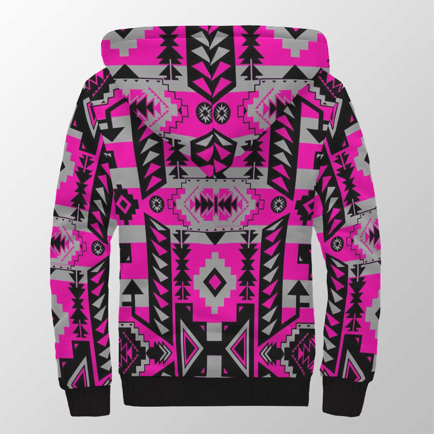 Chiefs Mountain Stunning Sunset Sherpa Hoodie 49 Dzine 