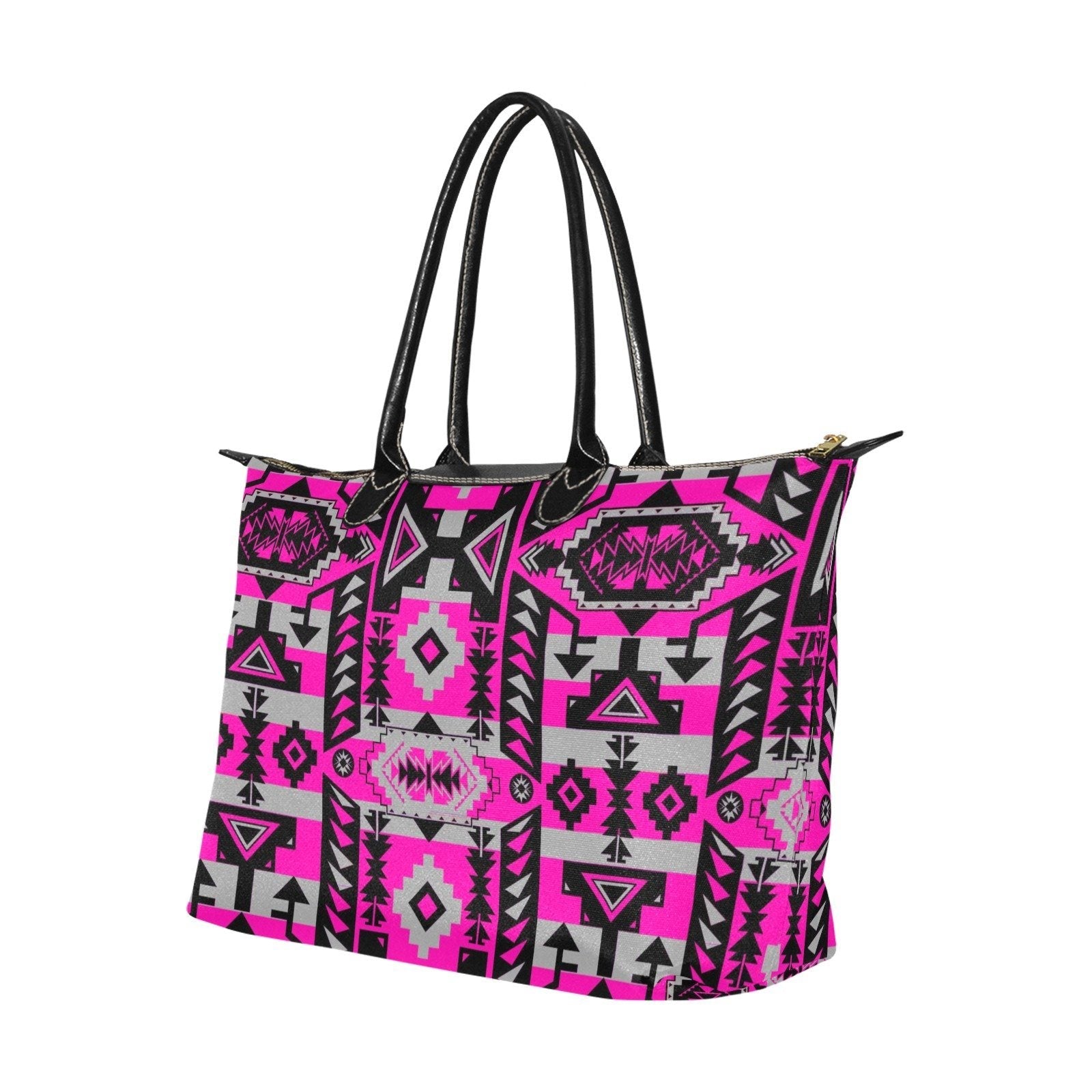 Chiefs Mountain Stunning Sunset Single-Shoulder Lady Handbag (Model 1714) bag e-joyer 