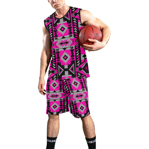 Chiefs Mountain Sunset All Over Print Basketball Uniform Basketball Uniform e-joyer 