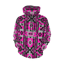Load image into Gallery viewer, Chiefs Mountain Sunset All Over Print Hoodie for Women (USA Size) (Model H13) All Over Print Hoodie for Women (H13) e-joyer 
