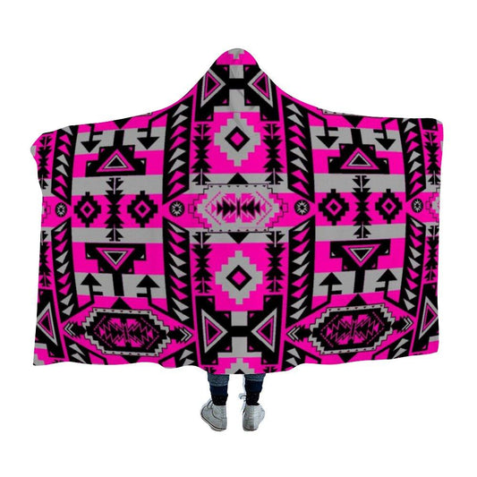 Chiefs Mountain Sunset Hooded Blanket 49 Dzine 