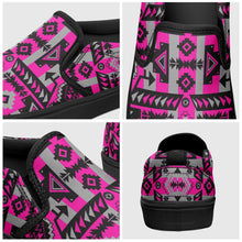 Load image into Gallery viewer, Chiefs Mountain Sunset Otoyimm Canvas Slip On Shoes 49 Dzine 
