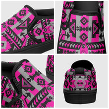 Load image into Gallery viewer, Chiefs Mountain Sunset Otoyimm Kid&#39;s Canvas Slip On Shoes 49 Dzine 
