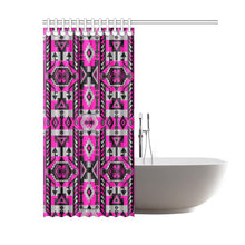 Load image into Gallery viewer, Chiefs Mountain Sunset Shower Curtain 60&quot;x72&quot; Shower Curtain 60&quot;x72&quot; e-joyer 
