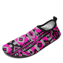 Load image into Gallery viewer, Chiefs Mountain Sunset Sockamoccs Kid&#39;s Slip On Shoes 49 Dzine 
