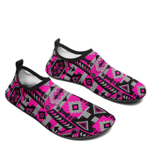 Load image into Gallery viewer, Chiefs Mountain Sunset Sockamoccs Kid&#39;s Slip On Shoes 49 Dzine 
